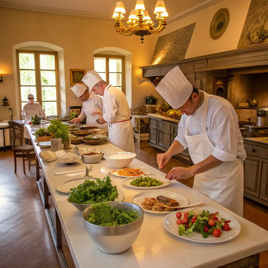 Image of a French Cooking Class